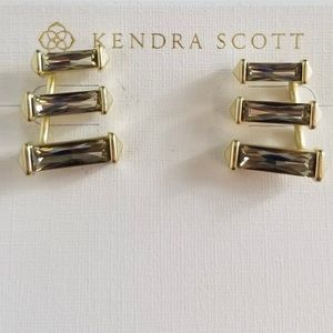 Kendra Scott Gold Brooks Ear Climbers